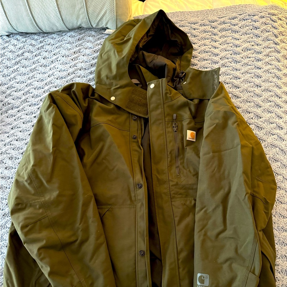 Carhartt Men’s Shoreline Insulated Jacket, Olive Green 4XL